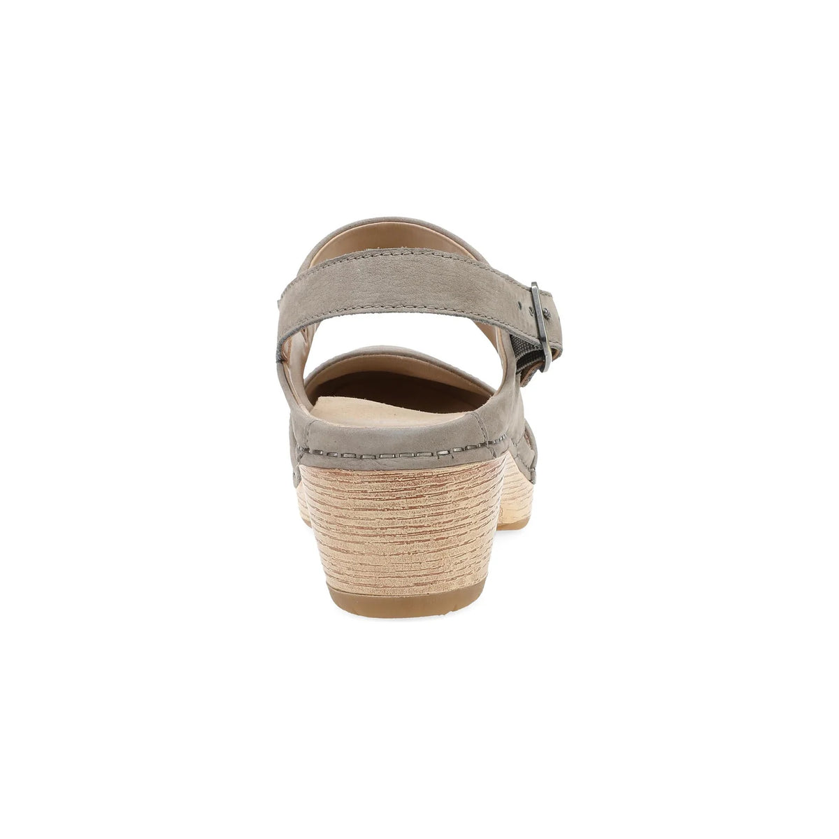 dansko taupe milled nubuck clog