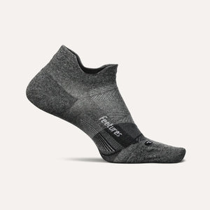 Feetures Elite Ultra Light Cushion No Show Tab Sock - Gray
