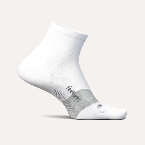 Feetures Elite Ultra Light Quarter Sock - White