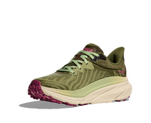Hoka One One Challenger 7 Wide Trail Runner - Forest Floor / Beet Root