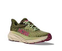 Hoka One One Challenger 7 Wide Trail Runner - Forest Floor / Beet Root