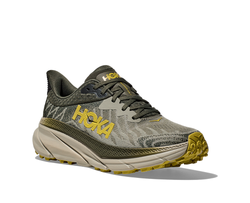 Hoka One One Challenger 7 Trail Runner - Olive Haze / Forest Cover