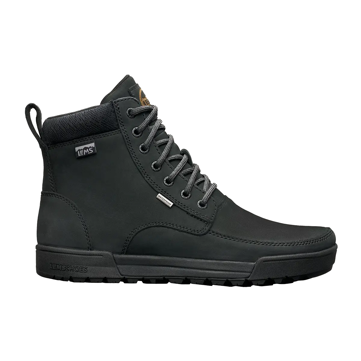 Lems Boulder Summit Waterproof Boot - Coal | Comfortable  display picture 1