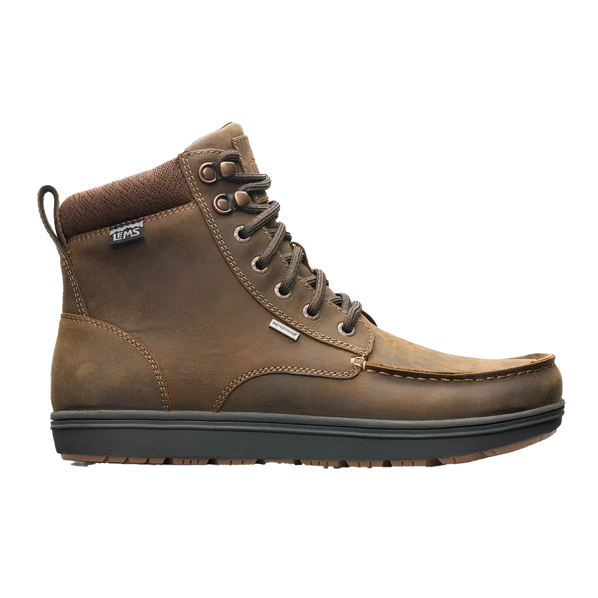 Lems Boulder Boot Waterproof Grip - Dakota | Comfortable Shoes