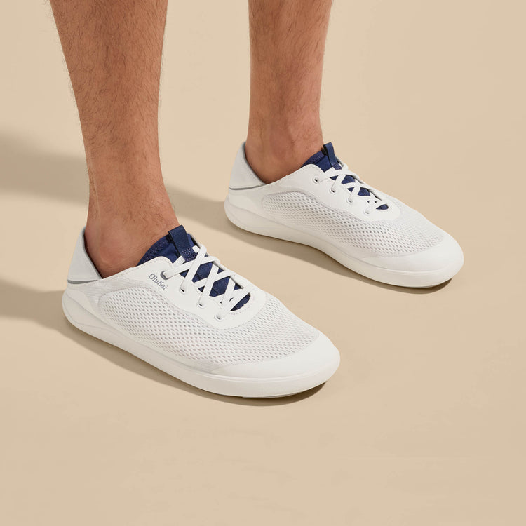 OluKai Moku Pae Slip On - Bright White/Pacifica  display picture 3
