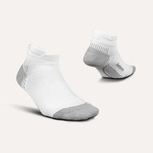 Feetures Plantar Fasciitis Relief Sock Light Cushion No Show Tab Sock - White