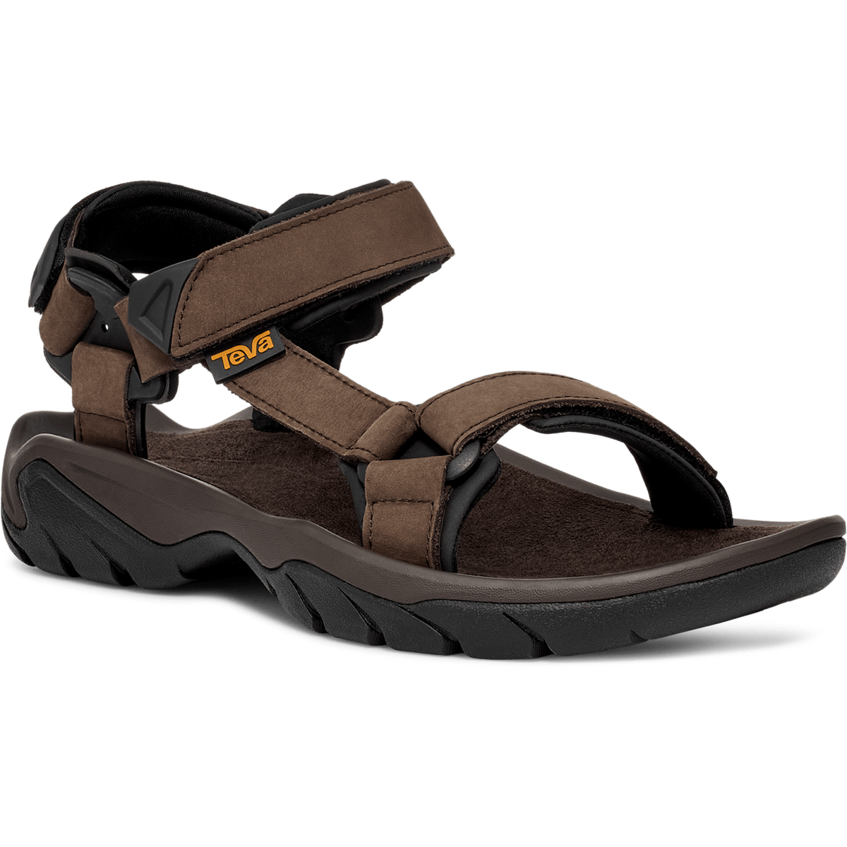 Teva Terra Fi 4 Mens Turkish Coffee  Leather Walking Sandals Brown 9 Teva Terra Fi 5 Universal Leather Active Sandal (Men  main image 4