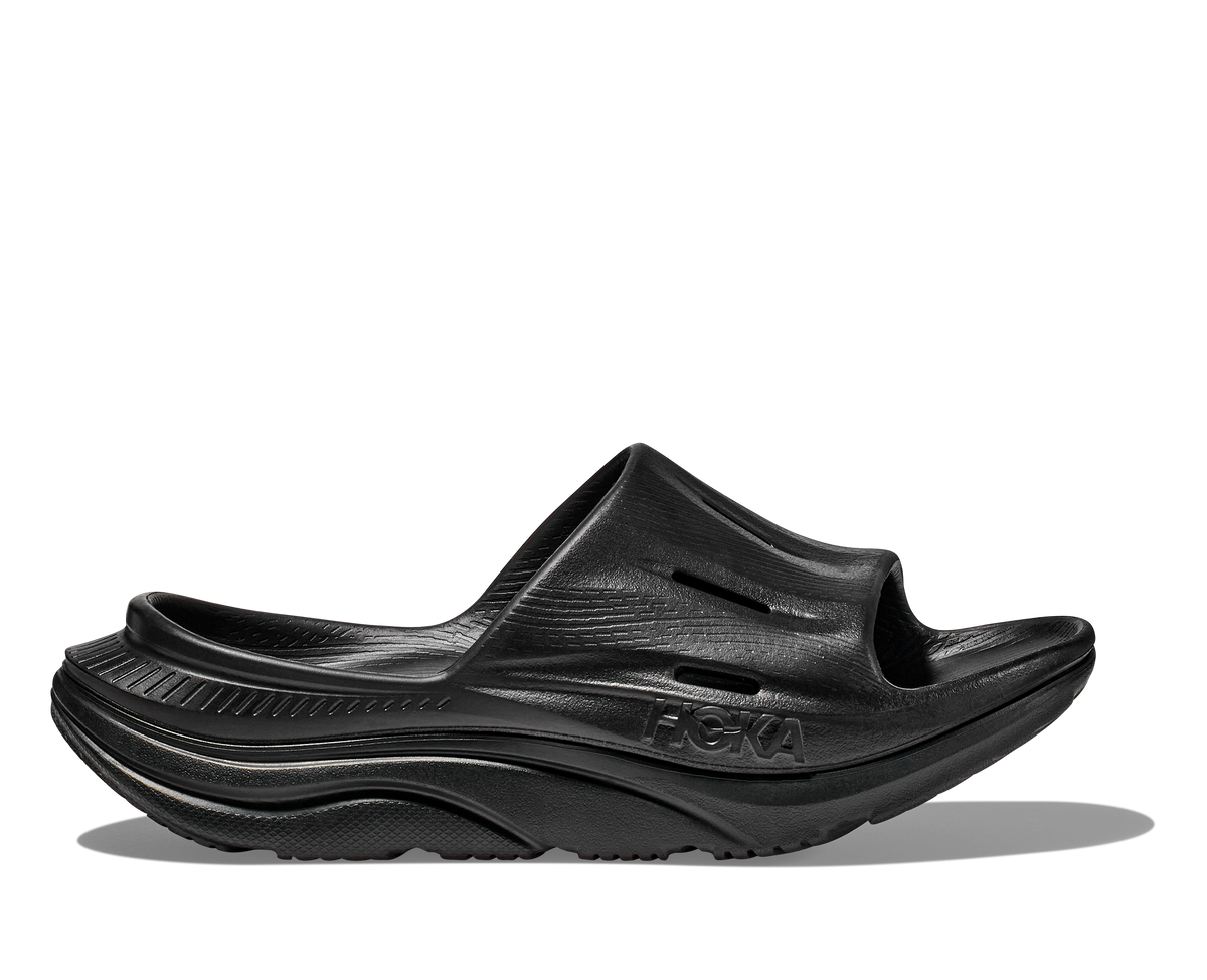Hoka One One Ora Recovery Slide Sandal - Black | Comfortable  display picture 3