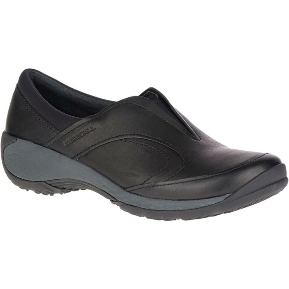 Merrell Encore Moc Leather - Black | Comfortable Shoes – Pedestrian Shops