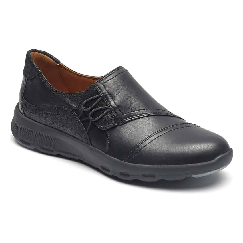 Rockport Let's Walk HiVamp Slip-on Black Comfortable Shoes