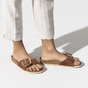 Birkenstock Madrid Big Buckle - Cognac