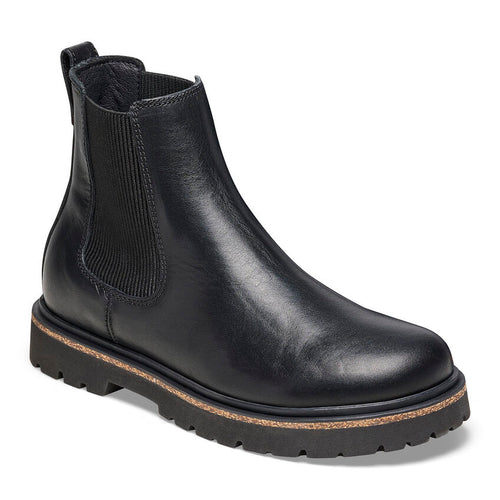 Birkenstock High Wood Deep Blue Boot in Black