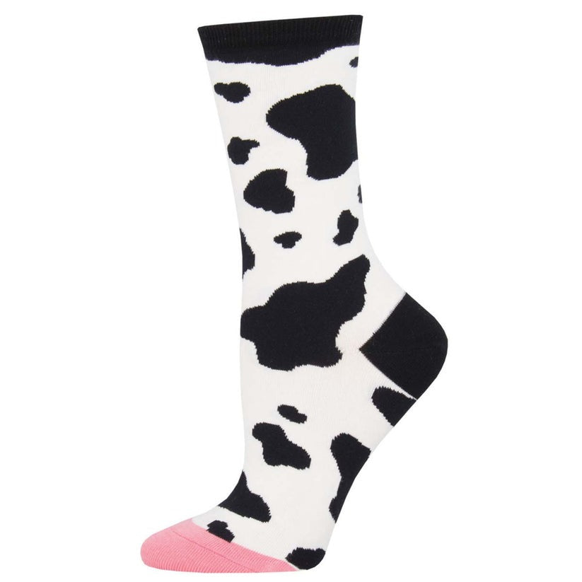 Socksmith Moooo! - White