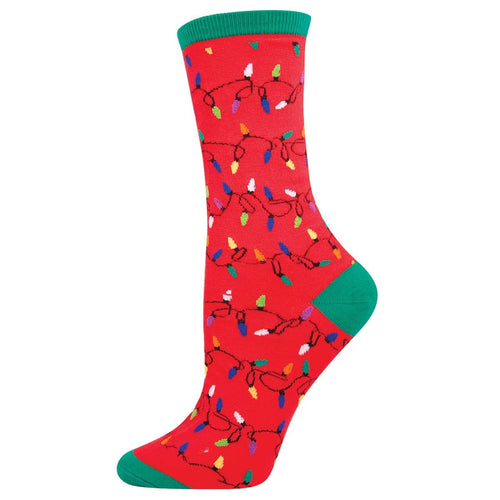 Socksmith Christmas Lights - Red