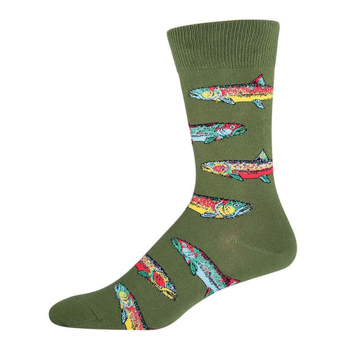 Socksmith Trout Sock - Parrot Green
