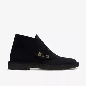 Clarks Desert Boot Black Suede Comfortable Shoes Pedestrian Shops