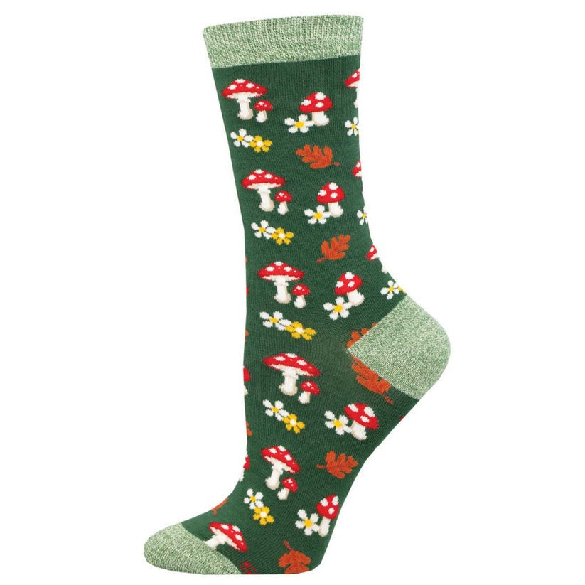 Socksmith Gems of the Forest Bamboo Sock - Green Heather
