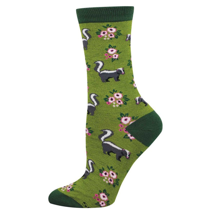 Socksmith Love You Stinky Bamboo Sock - Green Heather
