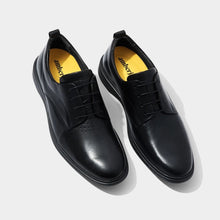 Amberjack The Original Dress Shoe Comfortable Oxford Obsidian pair view 