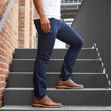 Amberjack The Original Comfortable Mens Dress Shoe Chestnut lifestyle shot 