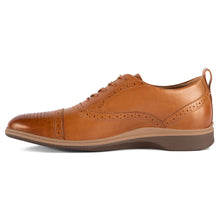 Amberjack Cap Toe Comfortable Mens Dress Shoe Honey Color inside profile 