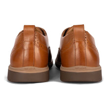 Amberjack Cap Toe Comfortable Mens Dress Shoe Honey Color back view 