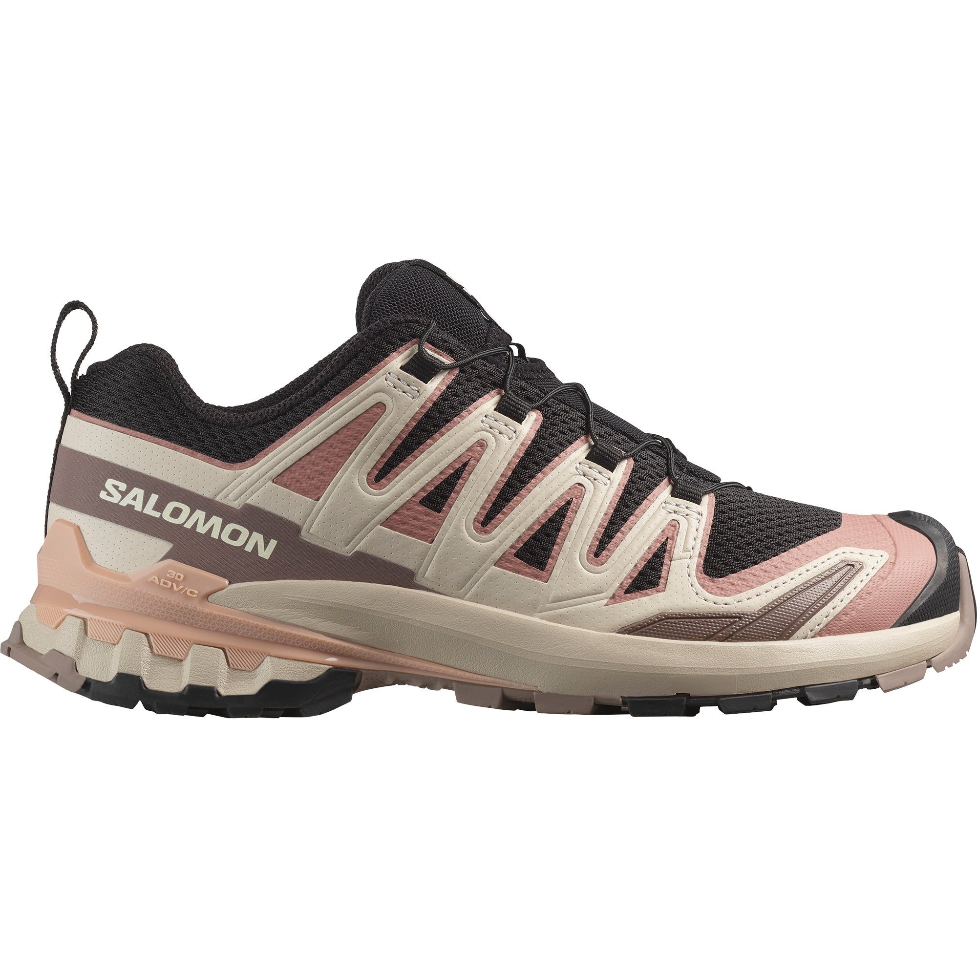 Salomon XA Pro 3D V9 Hiking Shoe - Black/Burlwood/Mahogany Rose