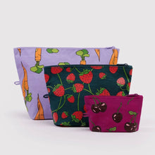 Baggu Go Pouch Set Bags - Carrots & Berries