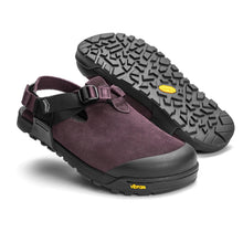 Bedrock Mountain Clog in deep plum Suede available at the Pedestrian Shops in Boulder and Denver
