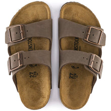 Pair of brown sandals with buckles