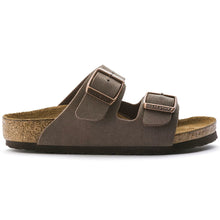 Brown kid's sandal with cork sole 