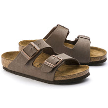 Brown sandals with cork sole