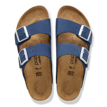 Blue sandals with buckles 
