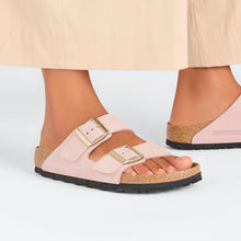 Birkenstock Arizona Soft Footbed Sandal - Soft Pink Nubuck