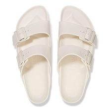 Pair of Birkenstock Eggshell sandals with buckles