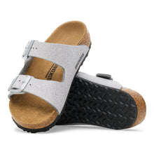 Kid's silver two strap sandal