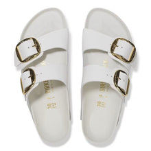 Birkenstock Arizona Hammered Buckle Sandal - High Shine Antique White