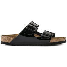 woman's black two strap sandal