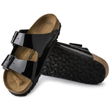 Women's two strap black sandal