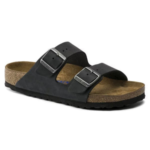 Birkenstock Arizona Soft Footbed Sandal - Black Oiled
