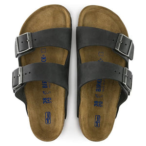 Birkenstock Arizona Soft Footbed Sandal - Black Oiled