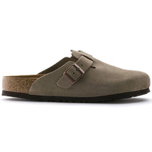 Birkenstock Boston Soft Footbed Clog - Narrow Taupe Suede