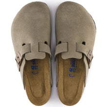 Birkenstock Boston Soft Footbed Clog - Narrow Taupe Suede