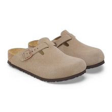 Kid's suede leather clog