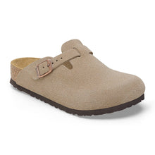 Kid's suede leather clog