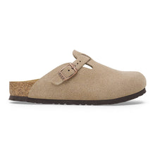 Kid's suede leather clog