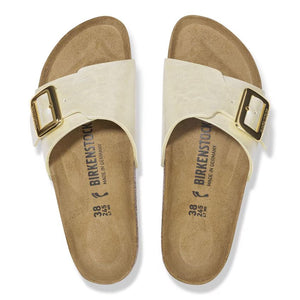 Birkenstock Catalina Luxe Buckle Sandal - Graceful Pearl White