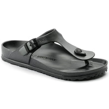 Black sandal with a strap 