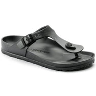 Black sandal with a strap 