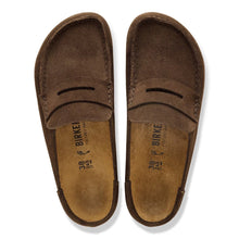 Birkenstock women's brown suede loafer clog 